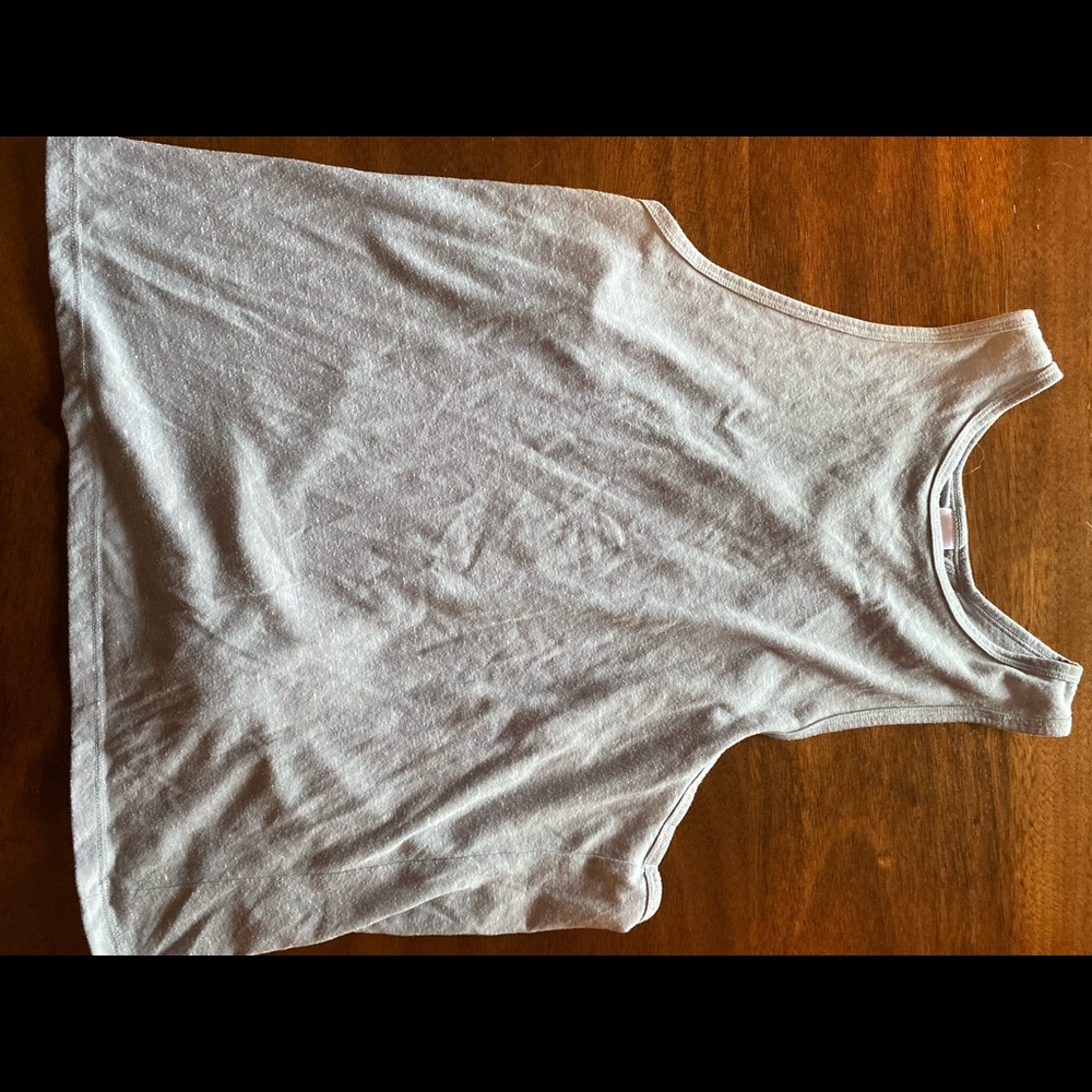 Light grey Victoria Secret Sport tank top with open back -size medium
